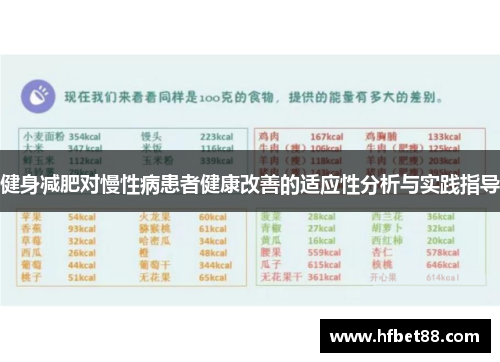 健身减肥对慢性病患者健康改善的适应性分析与实践指导